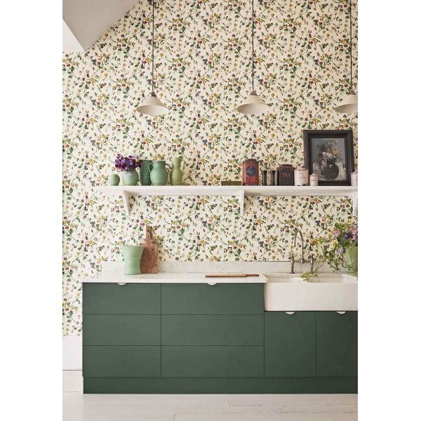 Papel pintado SWEET PEA VERDE