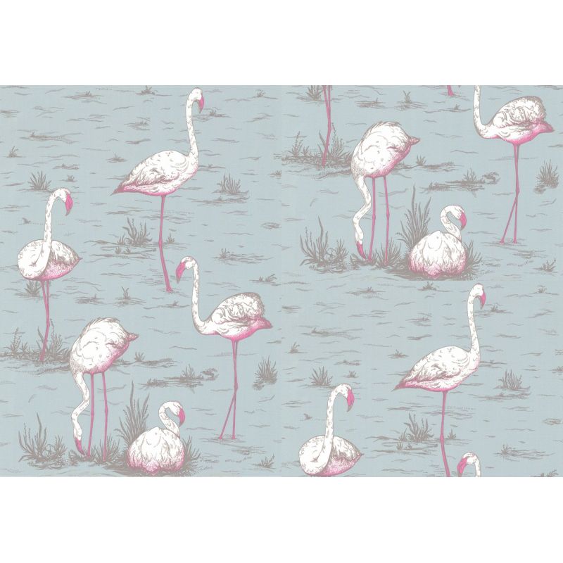 Papel pintado Flamingos