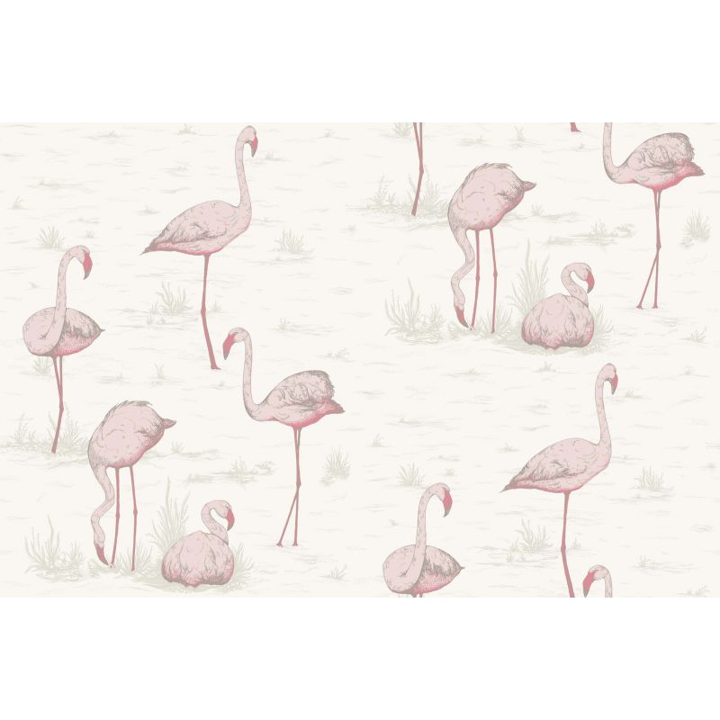 Papel pintado Flamingos