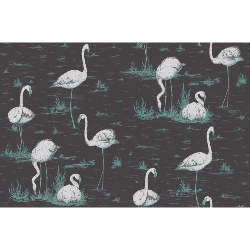 Papel pintado Flamingos