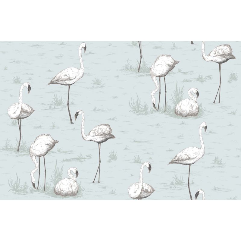 Papel pintado Flamingos