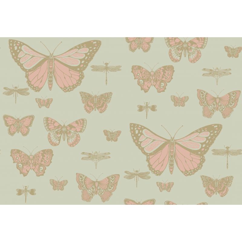 Papel pintado Woods & Pears gris pera oro