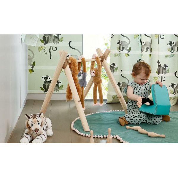 JUNGLE JUMBLE tela infantil